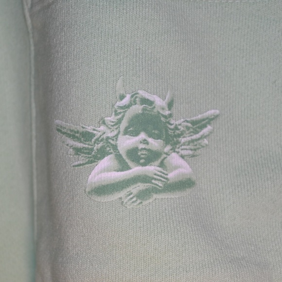 BOYS LIE oversized sweat pants “Have nothing nice to say? Get blocked” S NIB - Picture 5 of 5